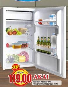 Offerta per Akai - AKFR106-AKFR104SW Frigo Tavolo 100lt Clf a 119€ in Risparmio Casa