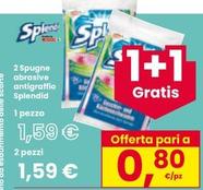 Offerta per Splendid  - 2 Spugne Abrasive Antigraffio a 1,59€ in Interspar