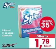 Offerta per Splendid  - 8 Panni In Spugna a 1,79€ in Interspar
