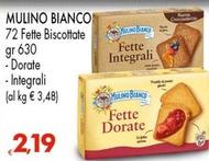 Offerta per Mulino Bianco - Fette Biscottate Dorate a 2,19€ in Despar