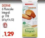 Offerta per Despar - 6 Plumcake Integrali a 1,29€ in Despar