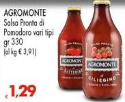 Offerta per Agromonte - Salsa Pronta Di Pomodoro a 1,29€ in Despar