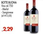 Offerta per Botte Buona - Vino Merlot a 2,29€ in Despar