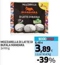 Offerta per Mandara - Mozzarella Di Latte Di Bufala a 3,89€ in Coop