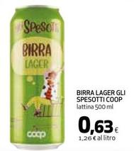 Offerta per Birra a 0,63€ in Coop