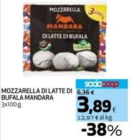 Offerta per Mandara - Mozzarella Di Latte Di Bufala a 3,89€ in Coop