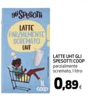 Offerta per Coop - Latte UHT Gli Spesotti a 0,89€ in Coop