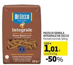 Offerta per De Cecco - Pasta Di Semola Integrale a 1,01€ in Coop