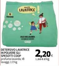 Offerta per Coop - Detersivo Lavatrice In Polvere Gli Spesotti a 2,2€ in Coop