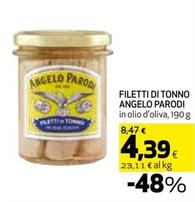 Offerta per Angelo Parodi - Filetti Di Tonno a 4,39€ in Coop