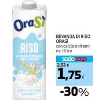 Offerta per Orasi - Bevanda Di Riso a 1,75€ in Coop