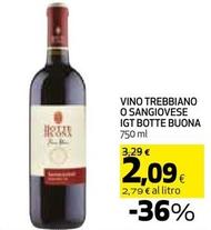 Offerta per Botte Buona - Vino Trebbiano O Sangiovese IGT a 2,09€ in Coop