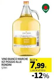 Offerta per Vino Bianco Marche IGT Poggio Alle Rondini a 7,99€ in Coop