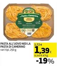 Offerta per La Pasta Di Camerino - Pasta All'uovo Nidi a 1,39€ in Coop