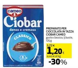 Offerta per Cameo - Preparato Per Cioccolata In Tazza Ciobar a 1,2€ in Coop