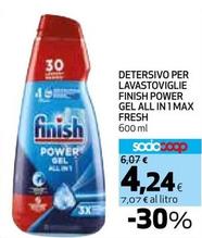 Offerta per Finish - Detersivo Per Lavastoviglie Power Gel All In 1 Max Fresh a 4,24€ in Coop