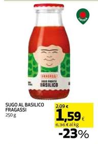 Offerta per Fragassi - Sugo Al Basilico a 1,59€ in Coop