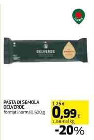 Offerta per Delverde - Pasta Di Semola a 0,99€ in Coop