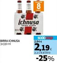 Offerta per Ichnusa - Birra a 2,19€ in Coop