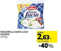 Offerta per Galbani - Mozzarella Santa Lucia a 2,63€ in Coop