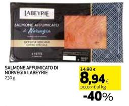Offerta per Labeyrie - Salmone Affumicato Di Norvegia a 8,94€ in Coop