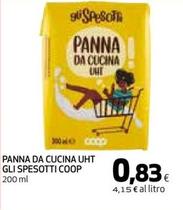 Offerta per Coop - Panna Da Cucina Uht Gli Spesotti a 0,83€ in Coop