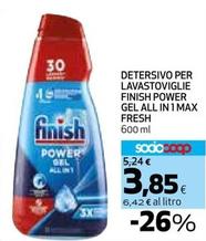 Offerta per Finish - Detersivo Per Lavastoviglie Power Gel All In 1 Max Fresh a 3,85€ in Coop