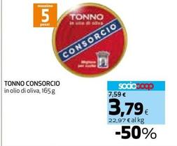 Offerta per Consorcio - Tonno a 3,79€ in Coop