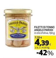 Offerta per Angelo Parodi - Filetti Di Tonno a 4,39€ in Coop