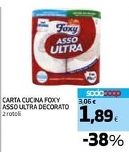 Offerta per Foxy - Carta Cucina Asso Ultra Decorato a 1,89€ in Coop