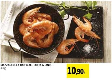 Offerta per Mazzancolla Tropicale Cotta Grande a 10,9€ in Coop