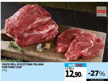 Offerta per Coop - Chuck Roll Di Scottona Italiana Fior Fiore a 12,9€ in Coop