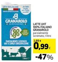 Offerta per Granarolo - Latte UHT 100% Italiano a 0,99€ in Coop
