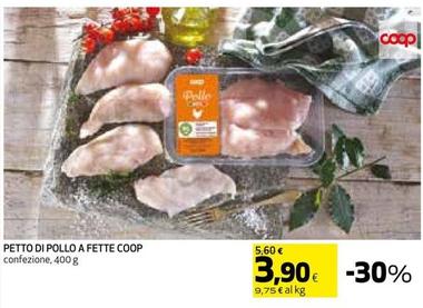 Offerta per Coop - Petto Di Pollo A Fette a 3,9€ in Coop