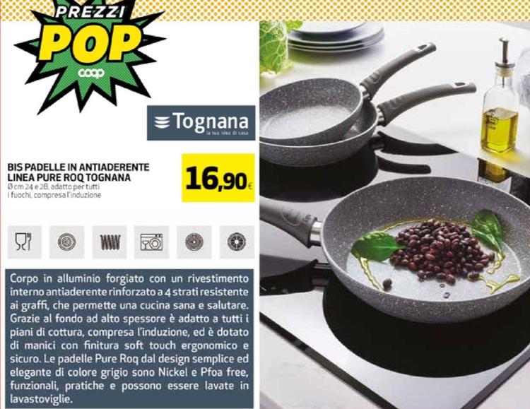 Offerta per Tognana - Bis Padelle In Antiaderente Linea Pure ROQ a 16,9€ in Coop
