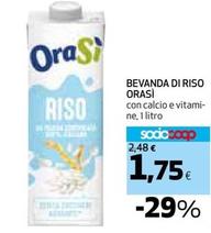 Offerta per Orasi - Bevanda Di Riso a 1,75€ in Coop