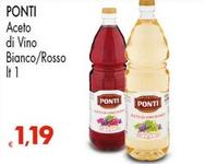 Offerta per Ponti - Aceto Di Vino Bianco a 1,19€ in Eurospar
