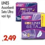 Offerta per Lines - Assorbenti Seta Ultra a 2,49€ in Eurospar