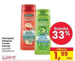 Offerta per Garnier - Shampoo/balsamo Fructis a 1,99€ in Interspar