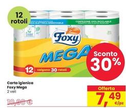 Offerta per Foxy - Carta Igienica Mega a 7,49€ in Interspar