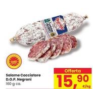 Offerta per Negroni - Salame Cacciatore D.O.P. a 15,9€ in Interspar