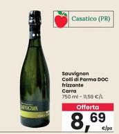 Offerta per Carra - Sauvignon Colli Di Parma DOC Frizzante a 8,69€ in Interspar