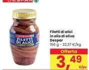 Offerta per Despar - Filetti Di Alici In Olio Di Oliva a 3,49€ in Interspar