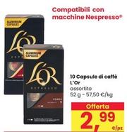 Offerta per L'or Espresso - 10 Capsule Di Caffè a 2,99€ in Interspar