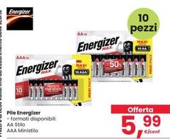 Offerta per Energizer - Pile a 5,99€ in Interspar
