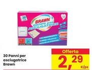Offerta per Brawn - 30 Panni Per Asciugatrice a 2,29€ in Interspar