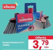 Offerta per Vileda - Scopa Classica 2 In 1 a 3,79€ in Interspar
