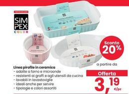 Offerta per Sim Pex Color - Linea Pirofile In Ceramica a 3,19€ in Interspar