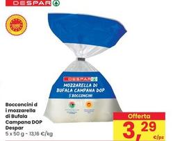 Offerta per Despar - Bocconcini D I Mozzarella Di Bufala Campana DOP a 3,29€ in Interspar