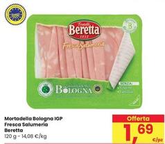 Offerta per Beretta - Mortadella Bologna IGP Fresca Salumeria a 1,69€ in Interspar